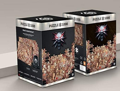 The Witcher 3: Wild Hunt Birthday | 1000 Piece Jigsaw Puzzle | includes Poster and Bag | 68 x 48 | for Adults & Kids Age 14 Years And Up | perfect for Christmas and Birthday Present | Game-Artwork