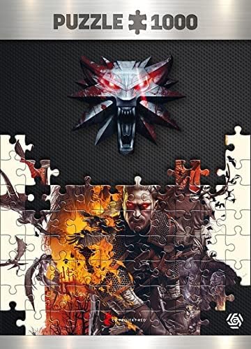 The Witcher 3: Wild Hunt Monsters | 1000 Piece Jigsaw Puzzle | Includes Poster and Bag | 68 x 48 | for Adults & Kids Age 14 Years and Up | Perfect for Christmas and Birthday Present | Game-Artwork