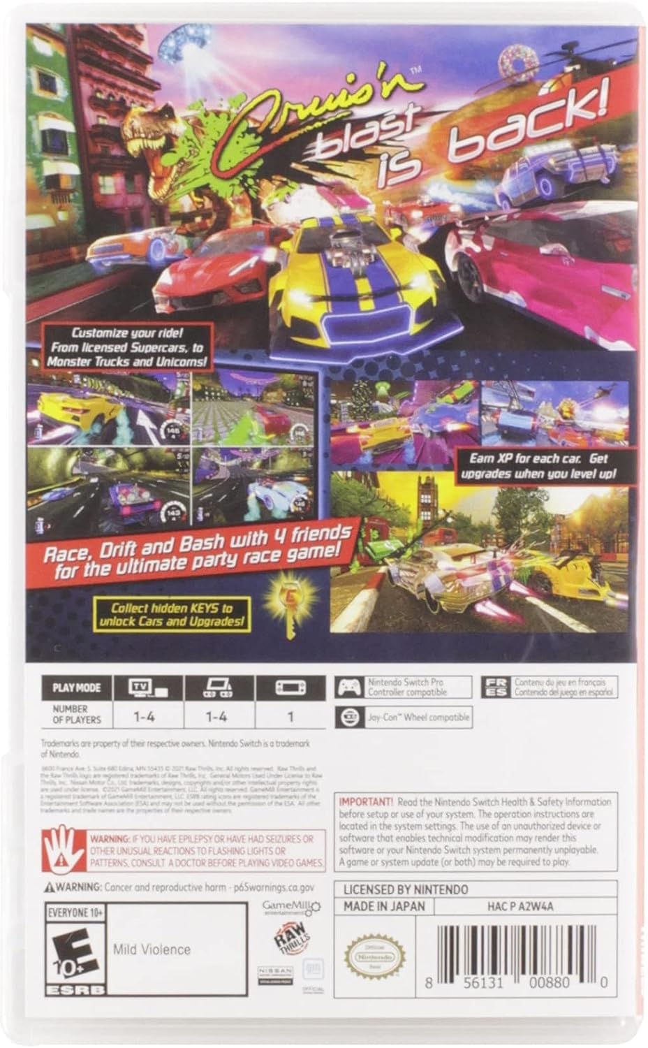 Cruis'n Blast for Nintendo Switch