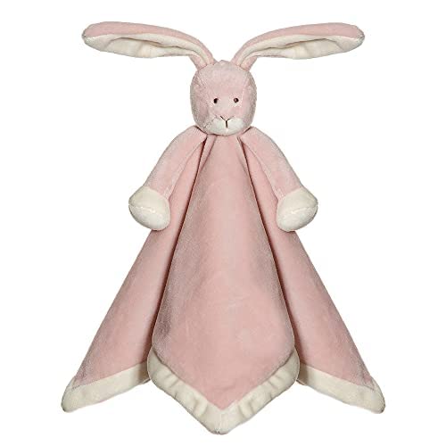 Teddykompaniet Båstad Cuddly Blanket Baby Diinglisar Rabbit Pink 4066 - Cuddle Blanket Baby 35 x 35 cm - Baby Cuddly Toy from 0 Months - Cuddly Blanket Baby Boy and Girl