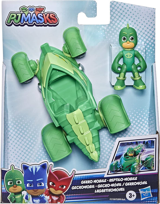 PJ Masks Gekko-Mobile Preschool Toy, Gekko Car with Gekko Action Figure for Kids Ages 3 and Up , Green