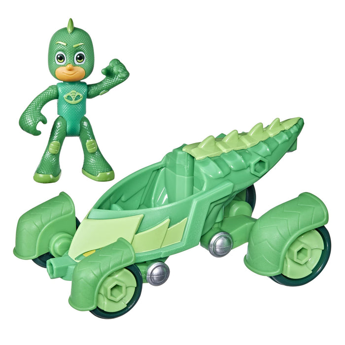 PJ Masks Gekko-Mobile Preschool Toy, Gekko Car with Gekko Action Figure for Kids Ages 3 and Up , Green