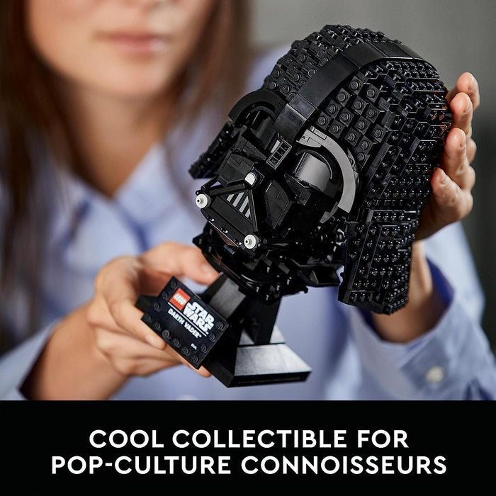 LEGO Star Wars Darth Vader Helm, Bauset für Erwachsene, Geschenk-Idee zum Valentinstag für Männer, Frauen, Ihn oder Sie, sammelbares Modell zum Bauen und Ausstellen 75304