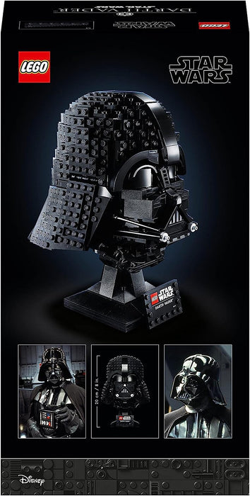 LEGO Star Wars Darth Vader Helm, Bauset für Erwachsene, Geschenk-Idee zum Valentinstag für Männer, Frauen, Ihn oder Sie, sammelbares Modell zum Bauen und Ausstellen 75304