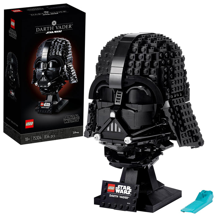LEGO Star Wars Darth Vader Helm, Bauset für Erwachsene, Geschenk-Idee zum Valentinstag für Männer, Frauen, Ihn oder Sie, sammelbares Modell zum Bauen und Ausstellen 75304