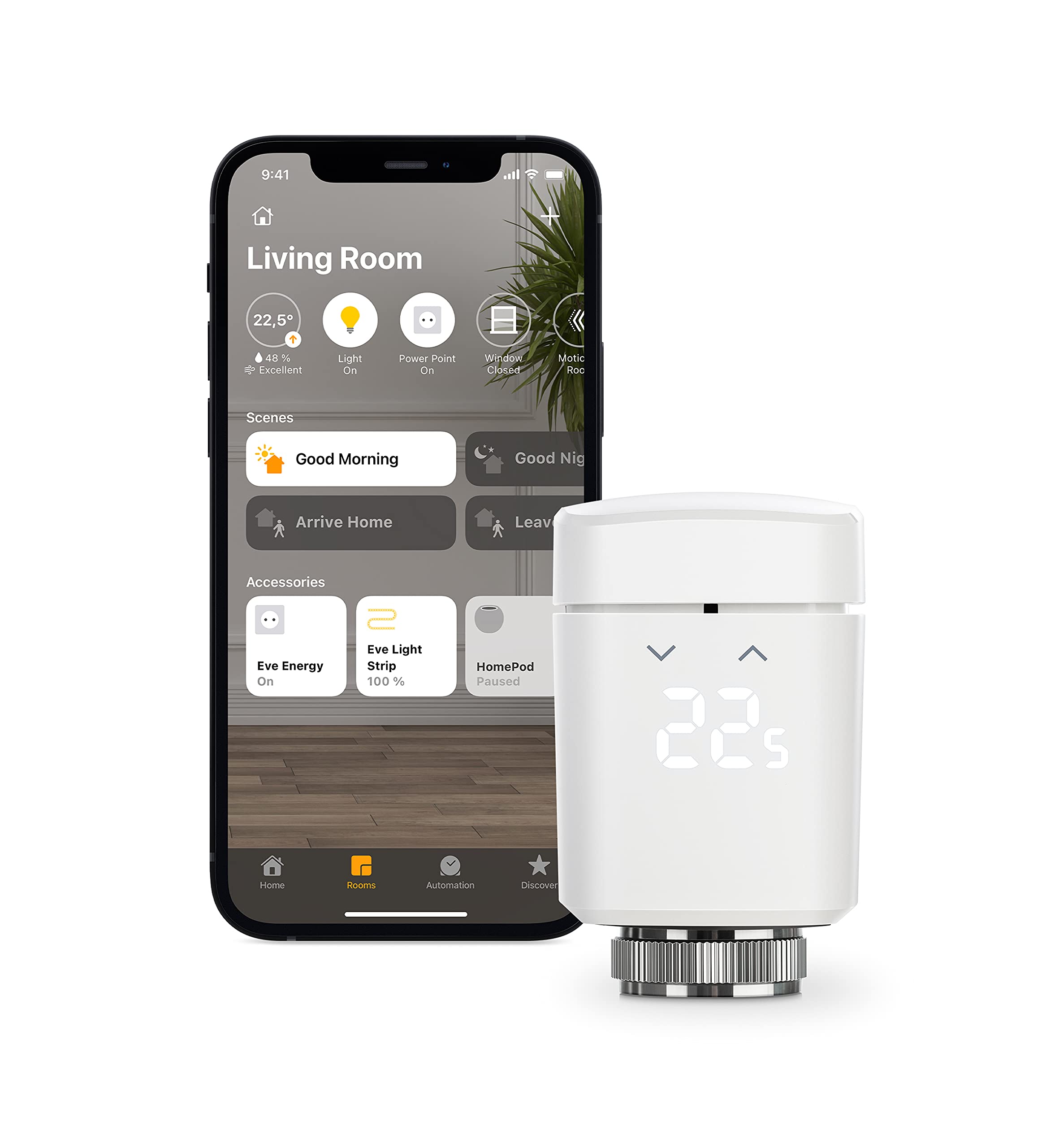 Eve - Thermo - Smart Thermostatic Radiator Valve (2020) Homekit 1-Pk