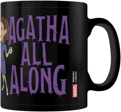 WandaVision All Along Agatha Mug (One Size) (Black/Purple