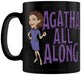 WandaVision All Along Agatha Mug (One Size) (Black/Purple