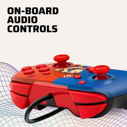 PDP Nintendo Switch Faceoff Deluxe+ Controller Cablato Audio Mario - Nintendo Switch