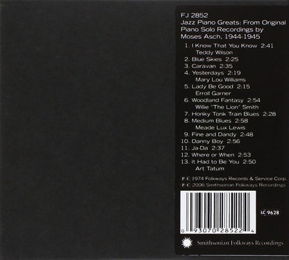 Jazz Piano Greats / Various