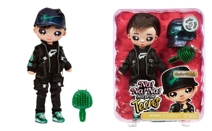Na! Na! Na! Surprise 575528EUC Teens Fashion Doll-Collectable-27.94cm Soft Fabric Boy Doll, Dragon Inspired-Parker Scorch, 28 CM