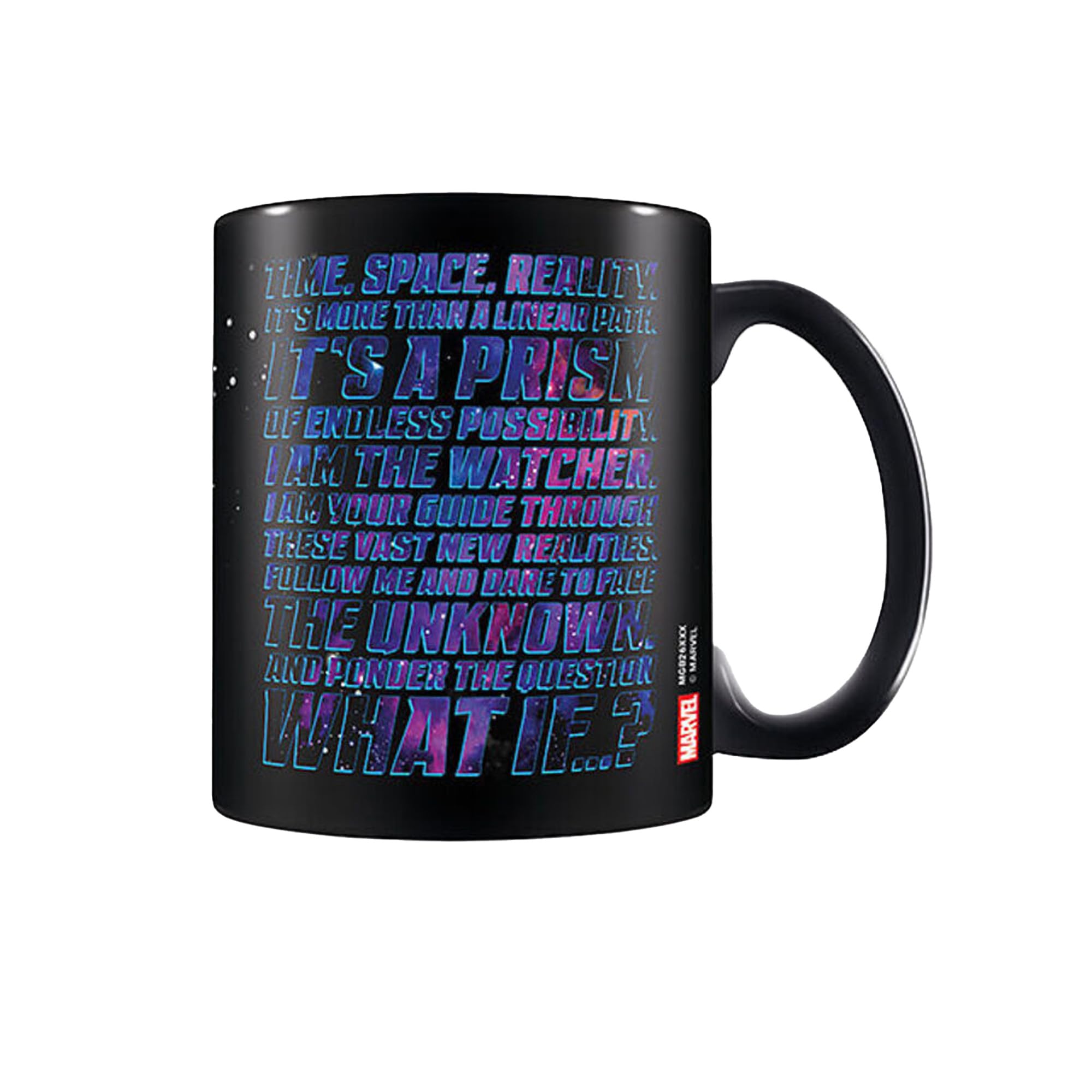 What If...? Ponder The Question Mug (One Size) (Black/Purple