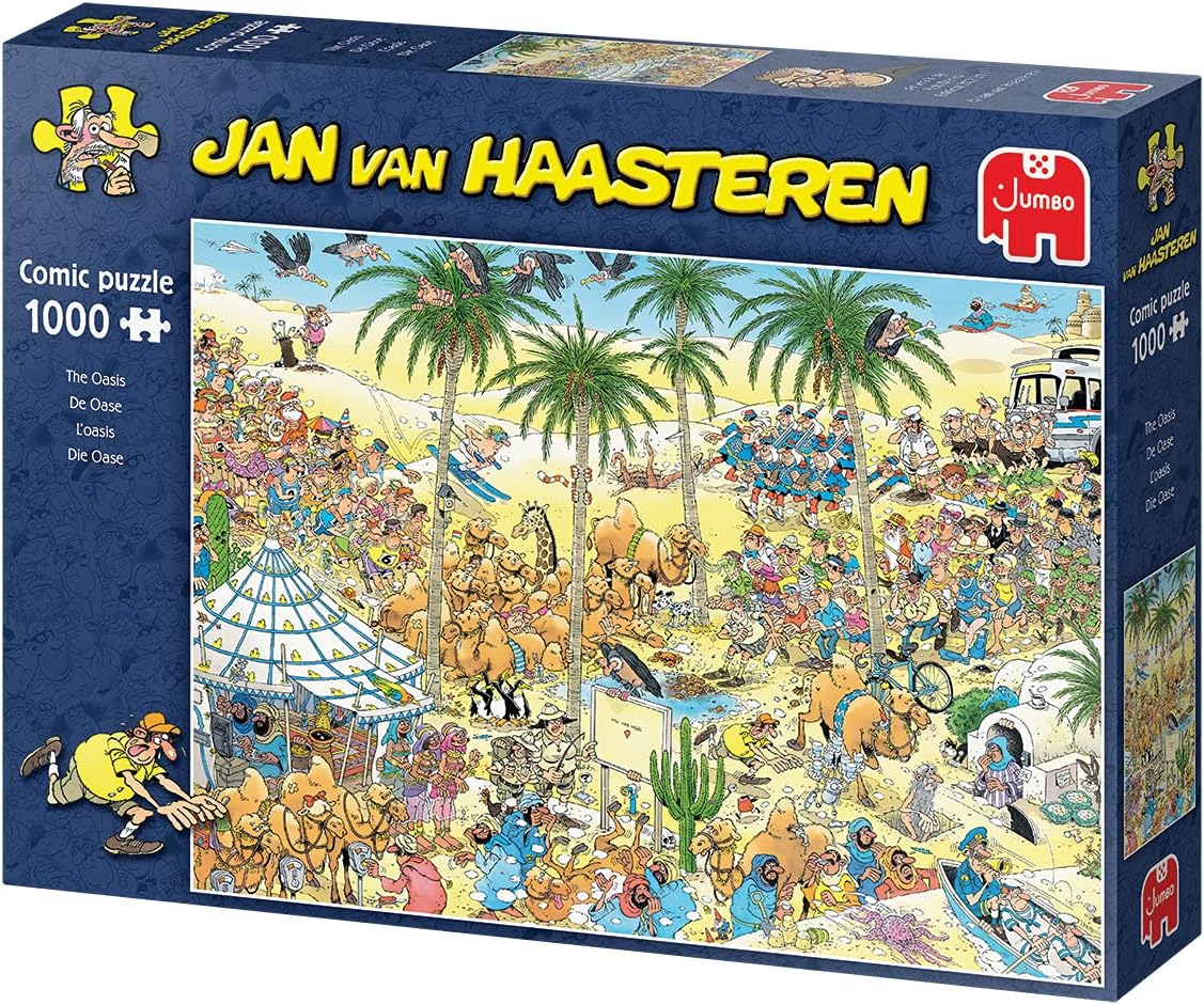 Jumbo, Jan Van Haasteren - The Start, Jigsaw Puzzles for Adults, 1,000 piece
