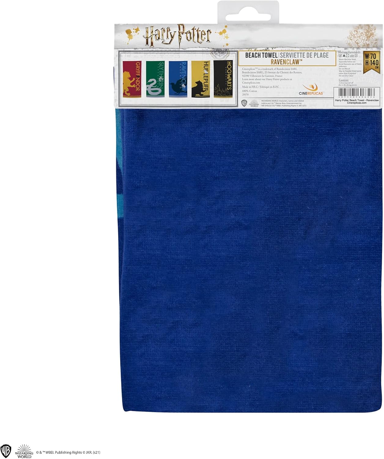 Cinereplicas Harry Potter - Beach Towel Ravenclaw - Official License