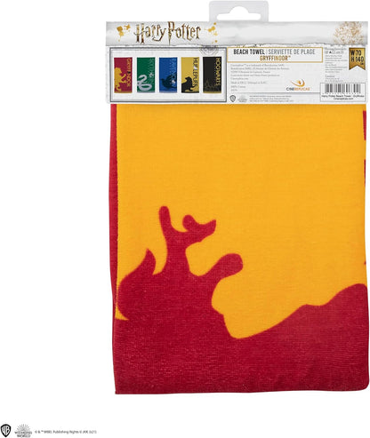 Cinereplicas Harry Potter - Beach Towel Gryffindor - Official License