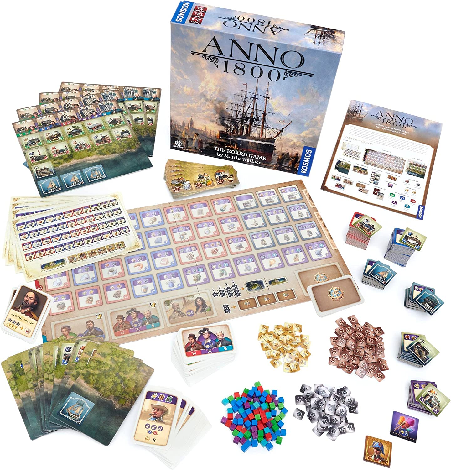 Thames & Kosmos | 680428 | Anno 1800 | Board Game | Strategy Game | Ubisoft Entertainment | Martin Wallace | 12 +