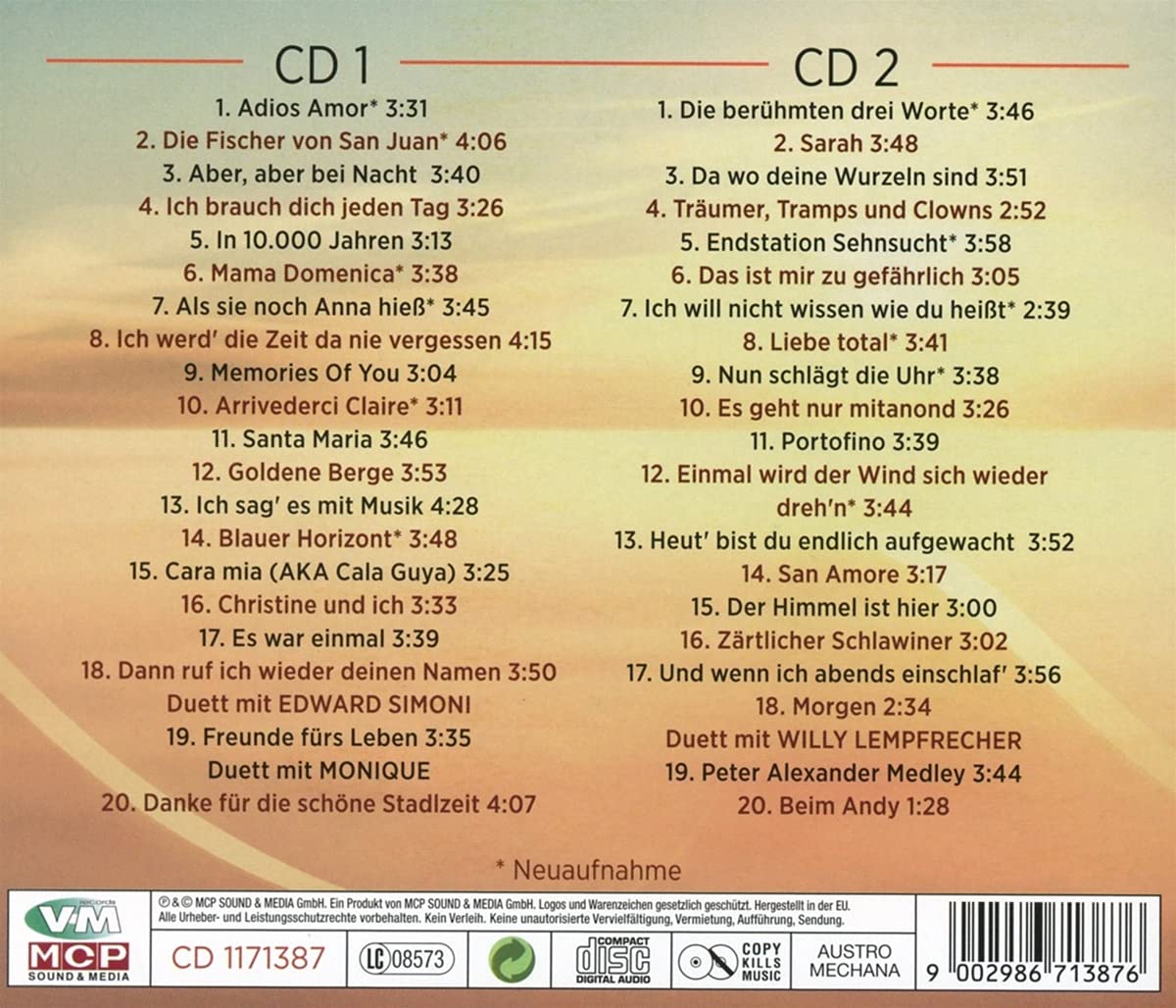 Meine Schönsten Lieder-40 Jahre 40 Hits