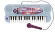 Lexibook, Frozen, Teclado electrónico, Piano 32 teclas, Micrófono para cantar, 22 canciones de demostración, Funciona con pilas, Azul/Morado, K703FZ