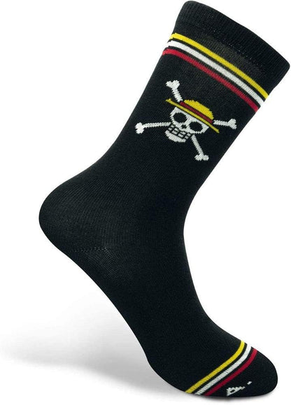 One Piece Skull One Size (38-43) Black, 70% Cotton, 27% Polyester, 3% Elastane.