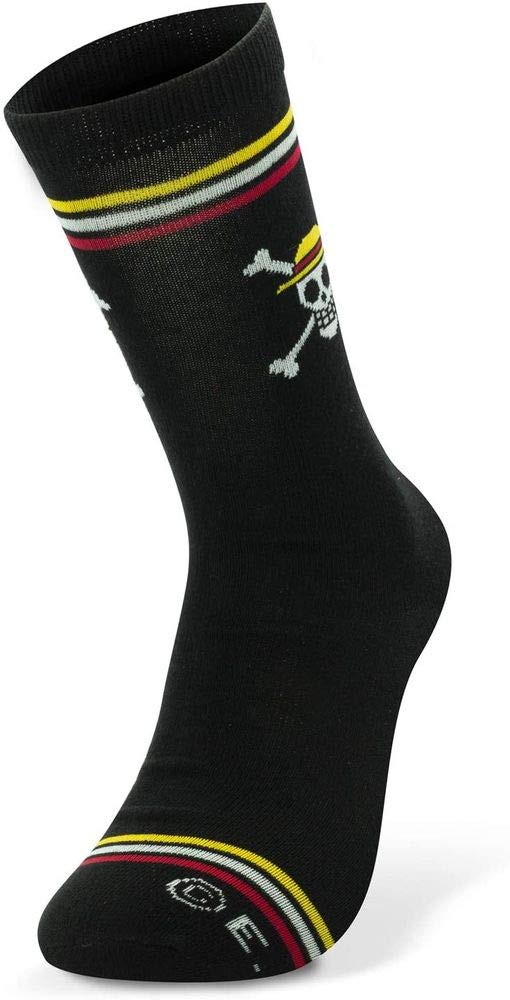 One Piece Skull One Size (38-43) Black, 70% Cotton, 27% Polyester, 3% Elastane.