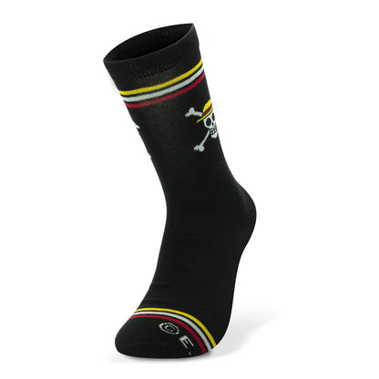 One Piece Skull One Size (38-43) Black, 70% Cotton, 27% Polyester, 3% Elastane.