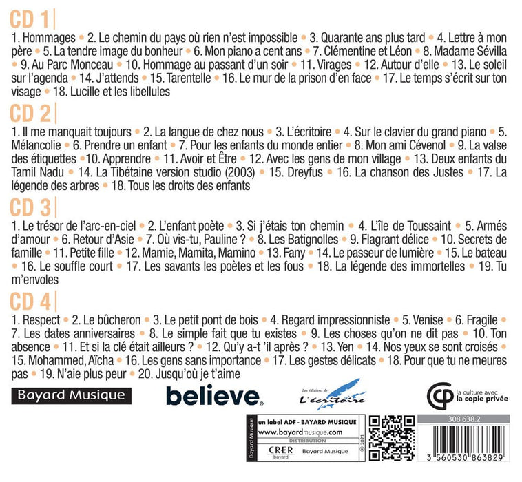 Chemins de liberté: Les chansons du livre