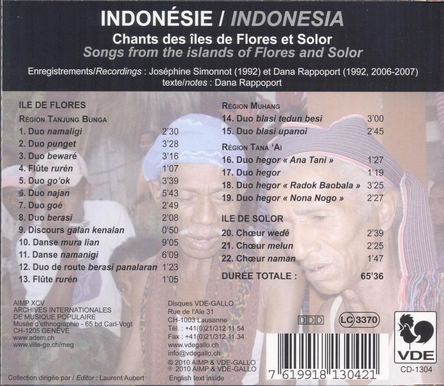 Indonesia -Songs of the Islands of Flores & Solor