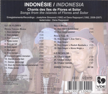 Indonesia -Songs of the Islands of Flores & Solor