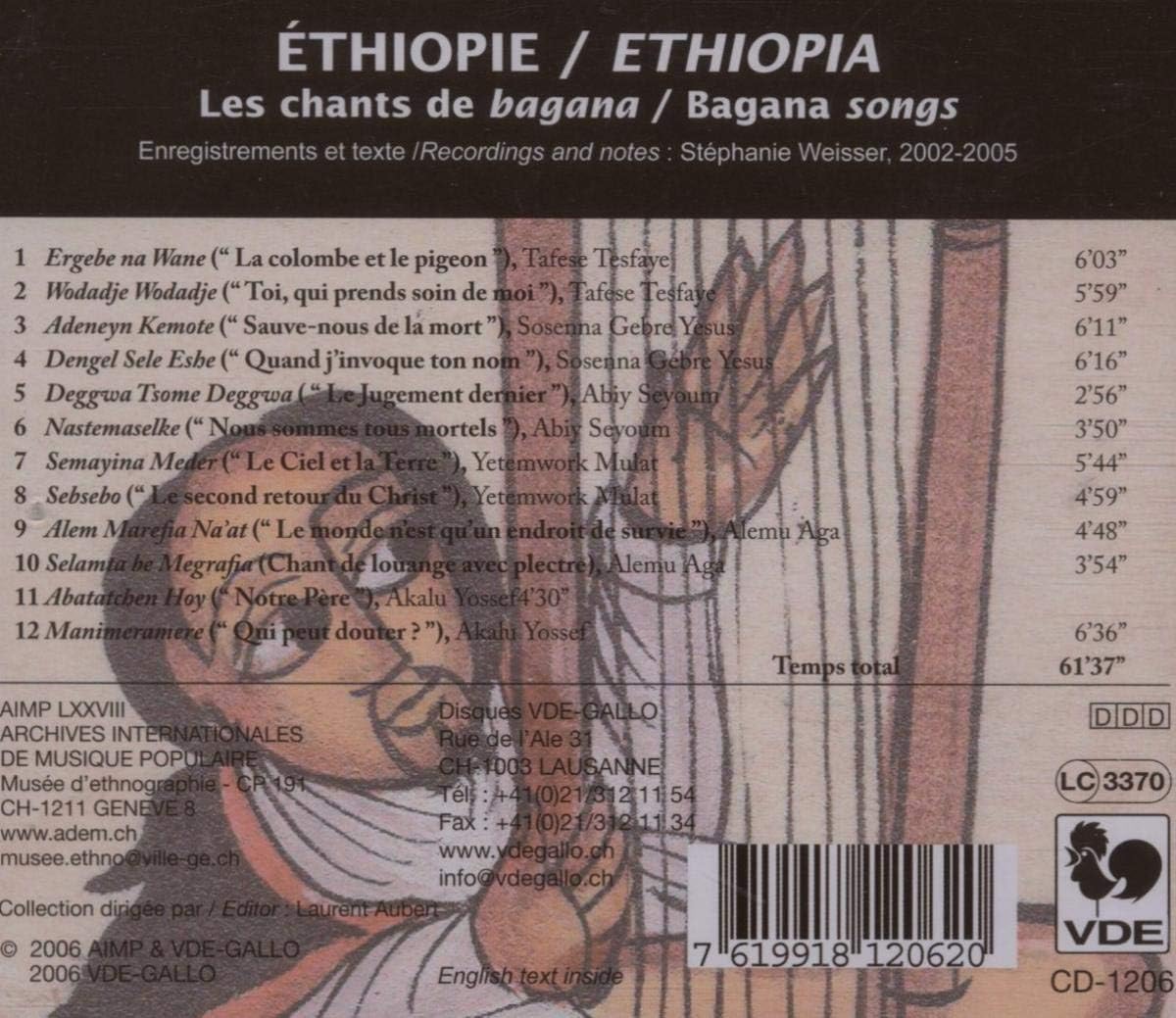 Ethiopie: Bagana Songs