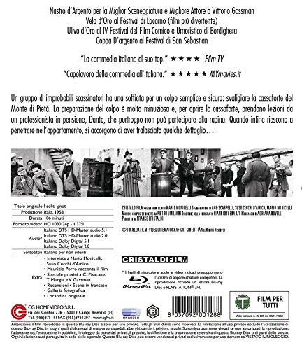 toto' - i soliti ignoti (blu ray) BluRay Italian Import