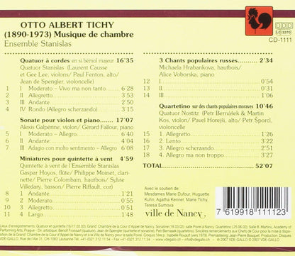 Otto-Albert Tichy - Musique De Chambre