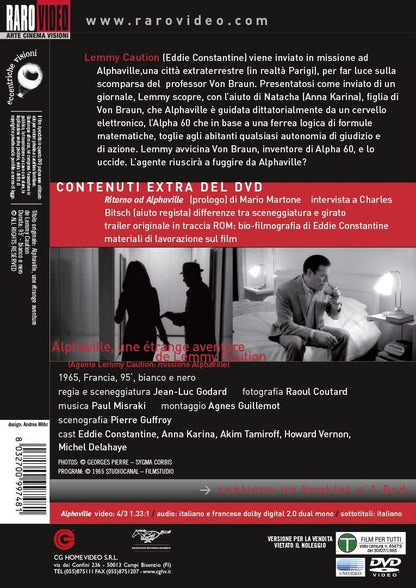 agente lemmy caution missione alphaville DVD Italian Import