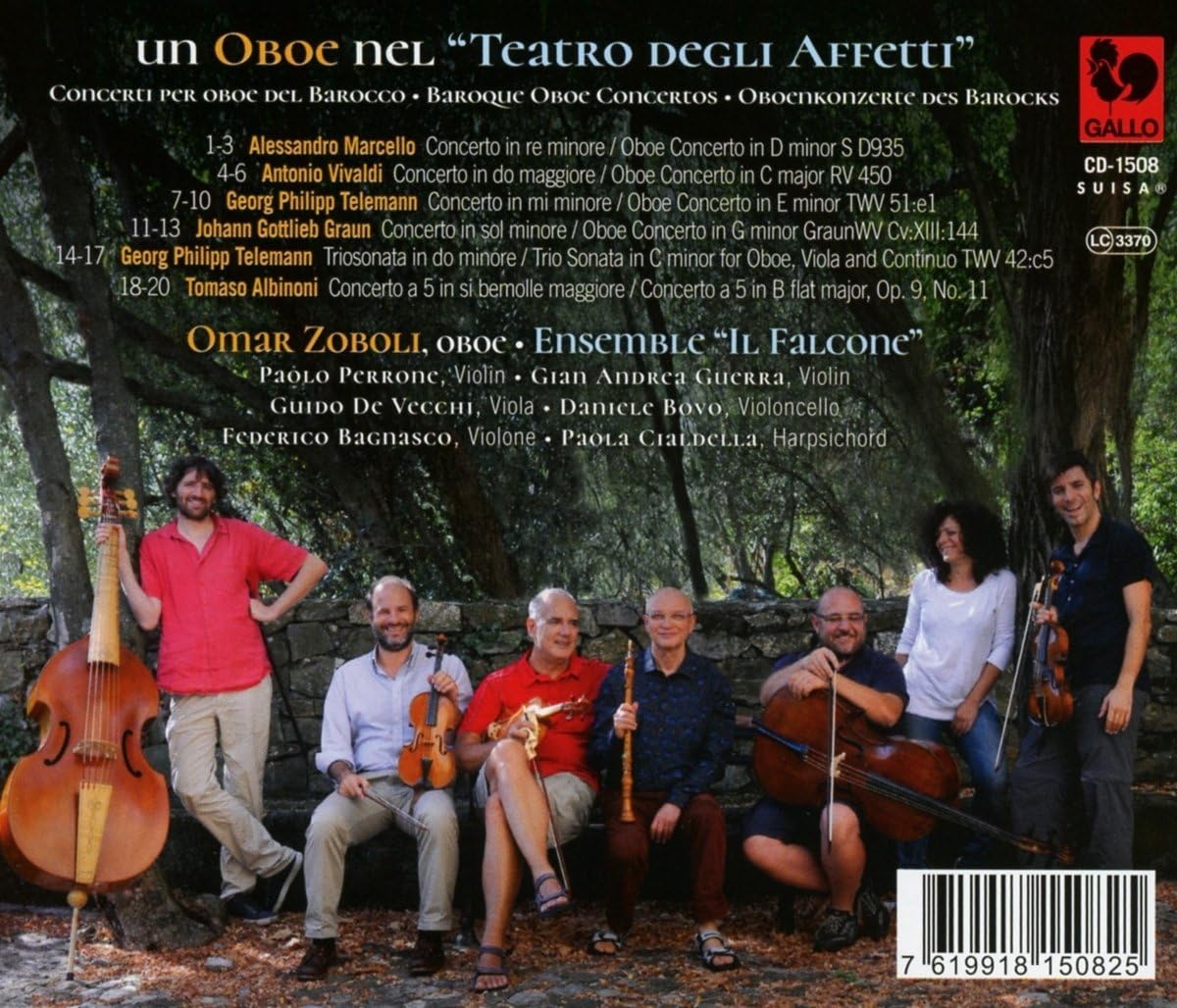 Omar Zoboli Ensemble "Il Falcone" - Un Oboe Nel "Teatro Degli Affetti"