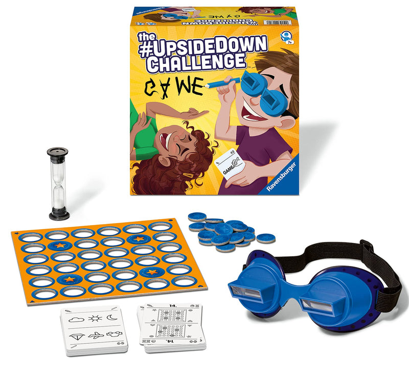 Ravensburger – Upside Down Challenge Game - Jeu d'ambiance pour famille - Jeu d'action et d'adresse pour 2 à 6 joueurs à partir de 7 ans - 20672 - Multilingue (Français inclus