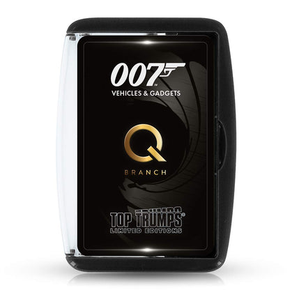 Top Trumps James Bond Gadgets and Vehicles Limited Editions Card Game, play with iconic gadgets and vehicles including Aston Martin DBS, Golden Gun and the Q Boat, for players aged 12 plus