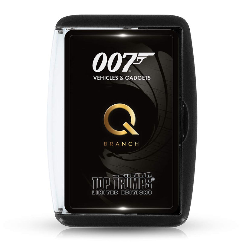 Top Trumps James Bond Gadgets and Vehicles Limited Editions Card Game, play with iconic gadgets and vehicles including Aston Martin DBS, Golden Gun and the Q Boat, for players aged 12 plus