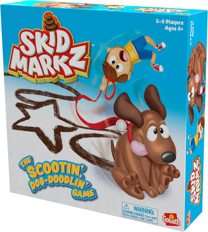 Goliath Games - Skid Markz, The Scootin, Dog-Doodlin Game for Kids, for 3-9 Players Ages 6+