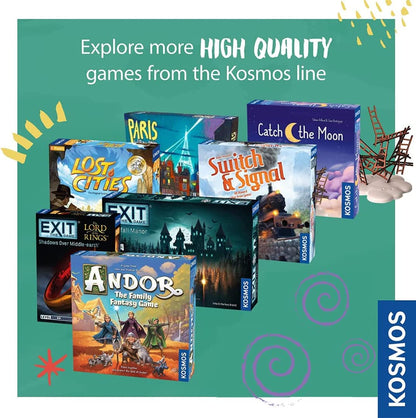Thames & Kosmos - EXIT: The Cursed Labyrinth – Level: 2/5 - Unique Escape Room Game - 1 -4 Players - Puzzle Solving Strategy Board Games for Adults & Kids, Ages 10+ - 692860