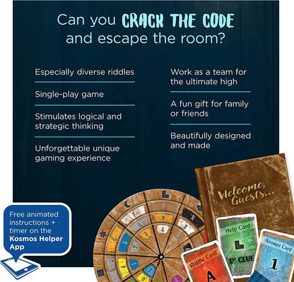 Thames & Kosmos - EXIT: The Cursed Labyrinth – Level: 2/5 - Unique Escape Room Game - 1 -4 Players - Puzzle Solving Strategy Board Games for Adults & Kids, Ages 10+ - 692860
