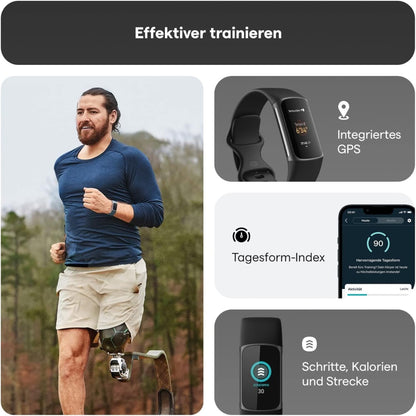 Fitbit Charge 5 Black stainless steel