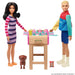 Barbie Set de Juego con futbolín, Perrito y Accesorios de Juguete para muñecas, Regalo para niñas y niños +3 años (Mattel GRG77