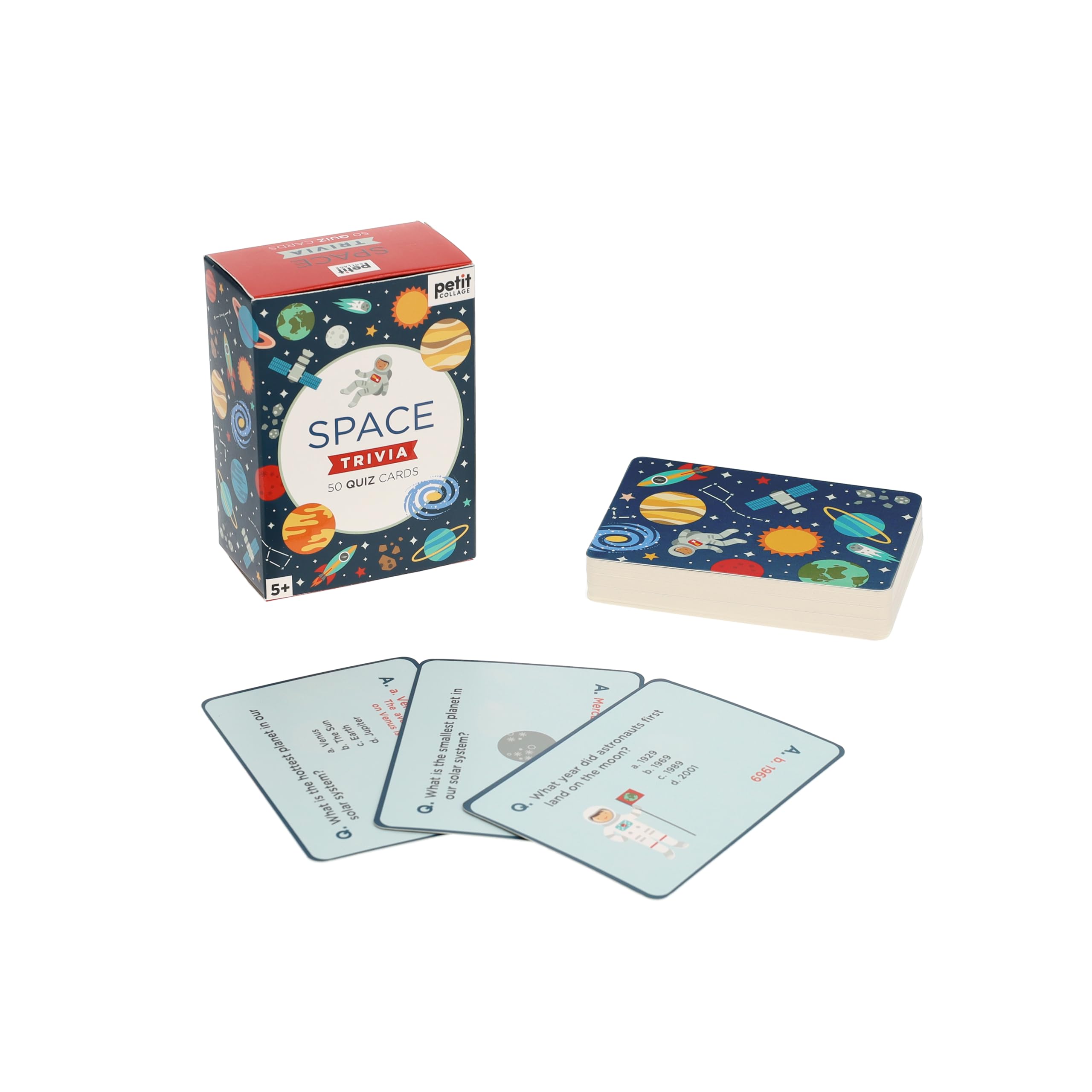 Petit Collage Space Trivia Cards