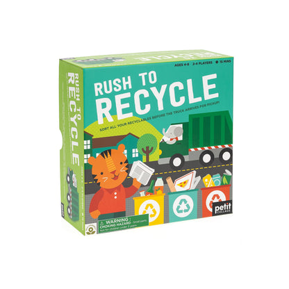 Petit Collage PTC626 Rush to Recycle Board Game Childrens, Green, A4