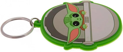 Star Wars: The Mandalorian Unisex Rk39061c Star Wars The Mandalorian Rubber Keyring Baby Yoda , Multicolored, 4 5 x 6 cm UK