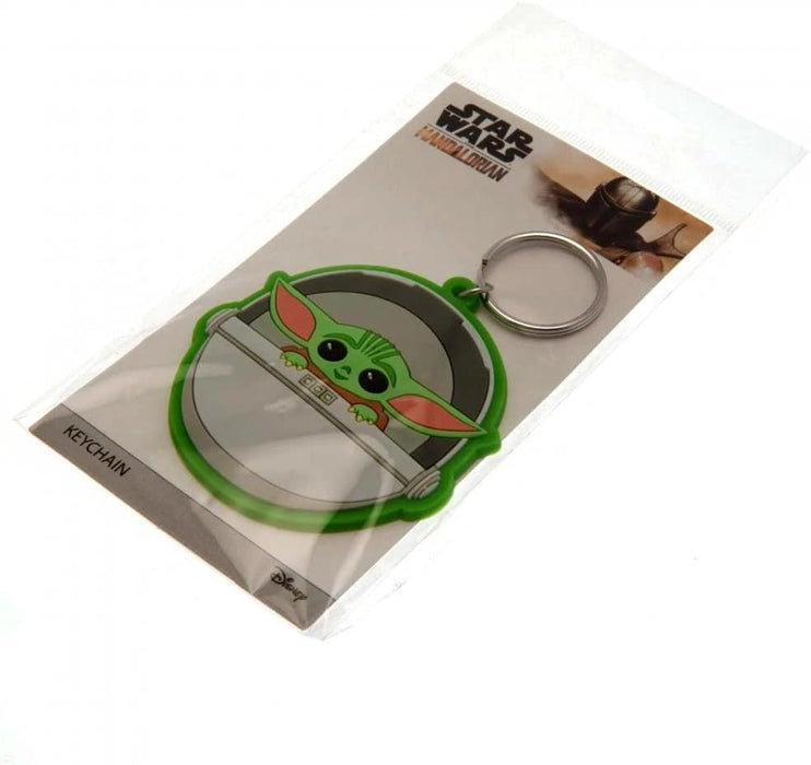 Pyramid International Star Wars: The Mandalorian Unisex Rk39061c Star Wars The Mandalorian Rubber Keyring Baby Yoda , Multicolored, 4 5 x 6 cm UK, Multi