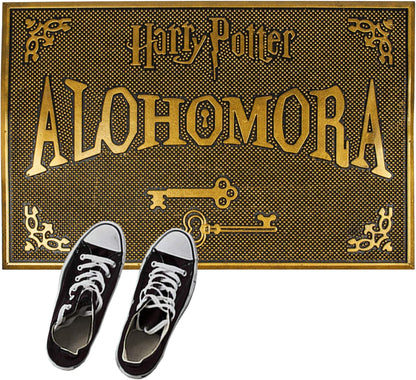 Pyramid International Harry Potter Door Mat, (Alohomora Design) 40cm x 60cm Rubber Doormat - Official Harry Potter Merchandise Standard See Picture