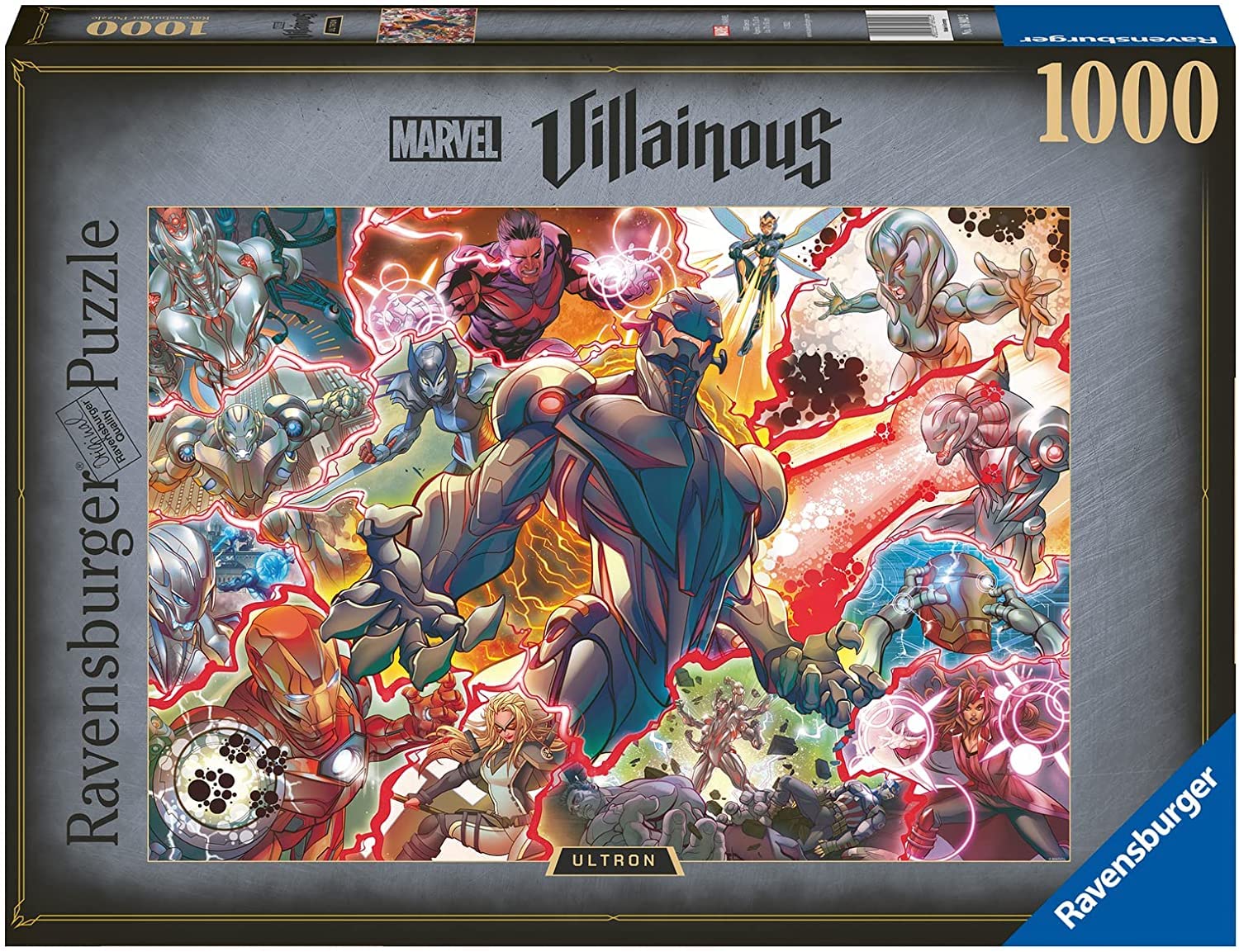 Ravensburger Marvel Villainous Ultron 1000 Piece Jigsaw Puzzles for Adults & Kids Age 12 Years Up