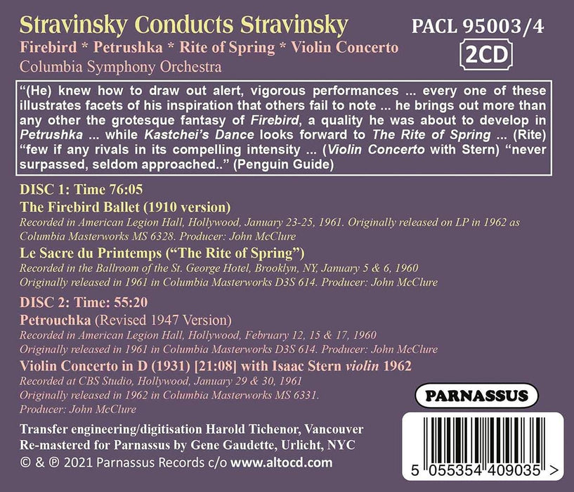 Stravinsky Conducts Stravinsky
