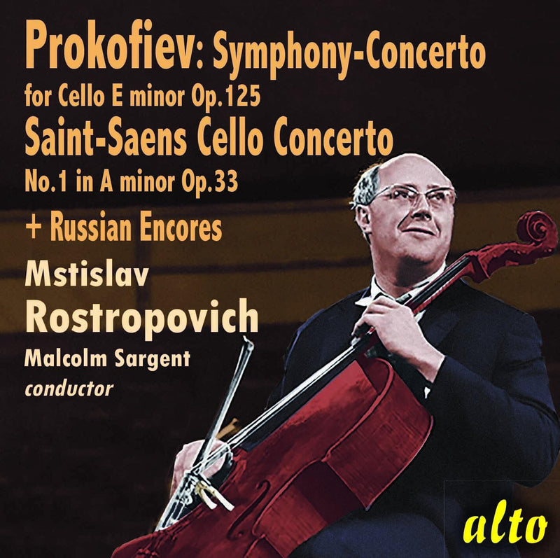 M.Rostropovich Plays Cello Concertos & Russian en