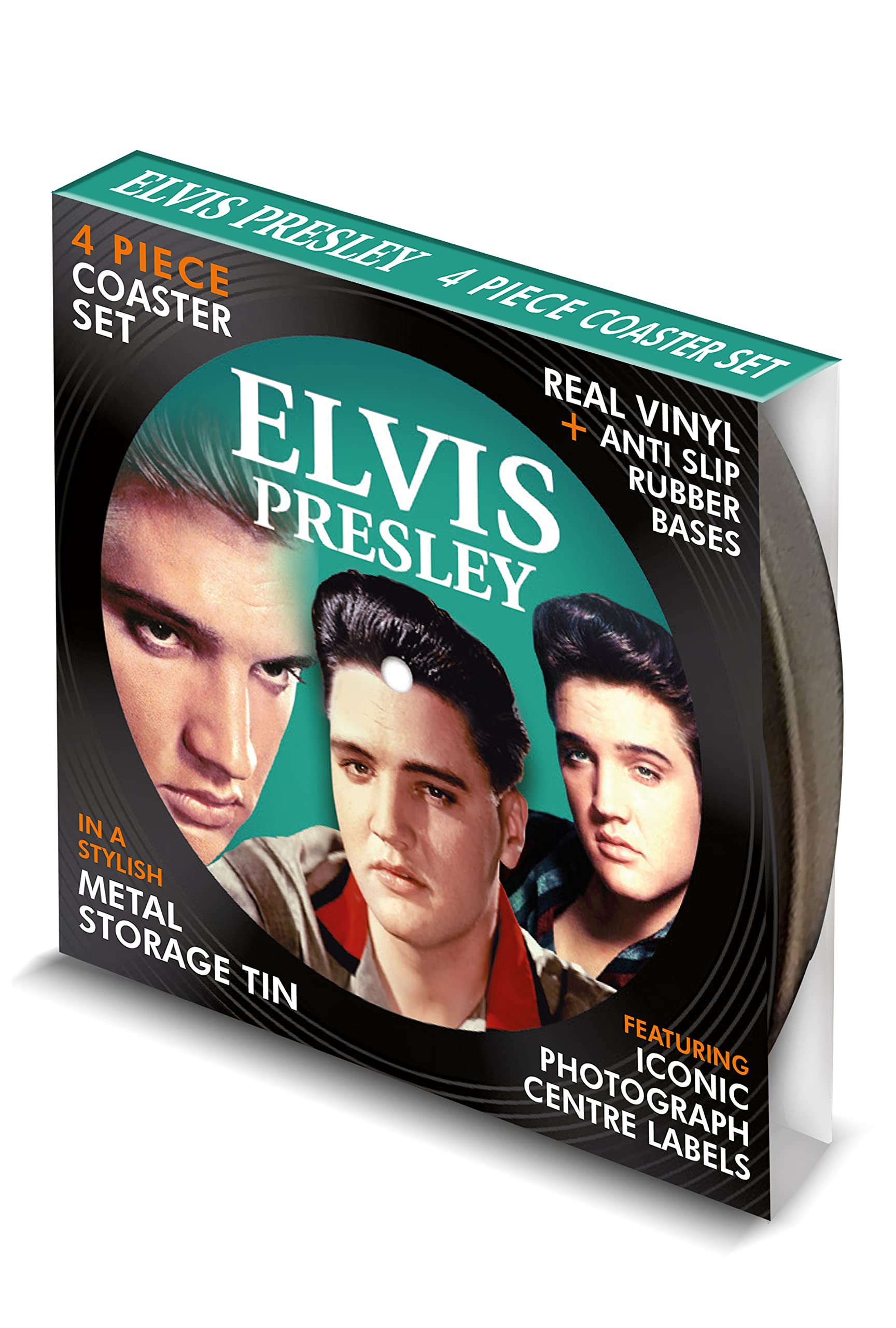 4 Piece Coaster Set - Elvis Presley